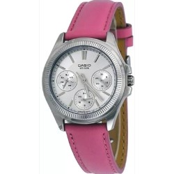 CASIO COLLECTION Mod. LADY MULTIFUNCTION LEATHER - SILVER LTP-2088L-4AVDF